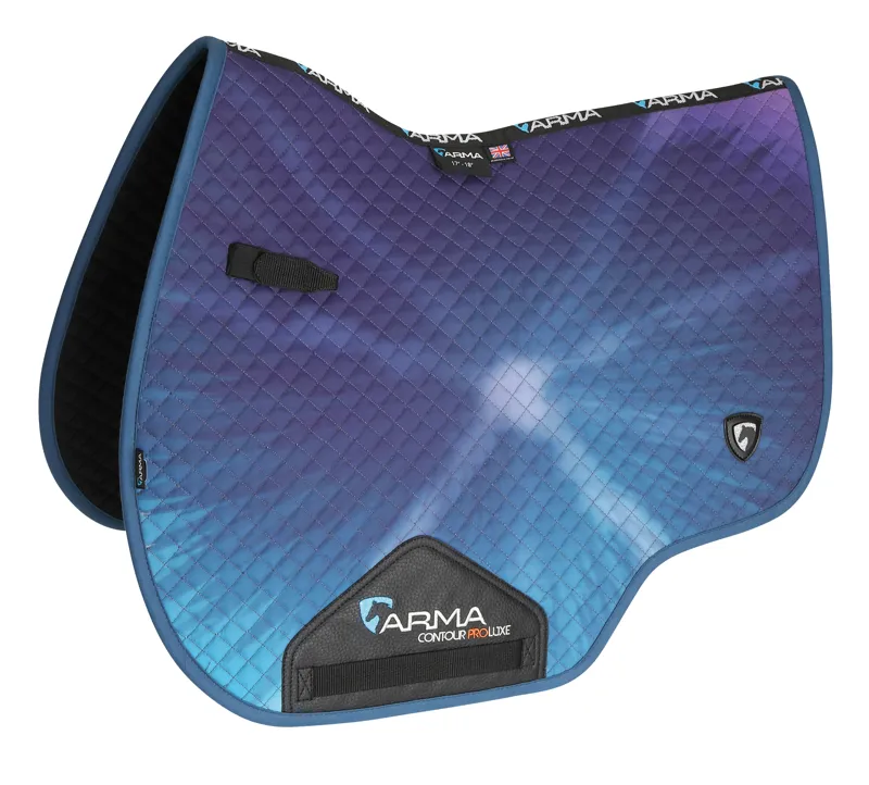 Arma Tie Dye Saddlecloth in Navy