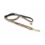 Digby and Fox Cow Hair Dog Lead in Leopard Print
