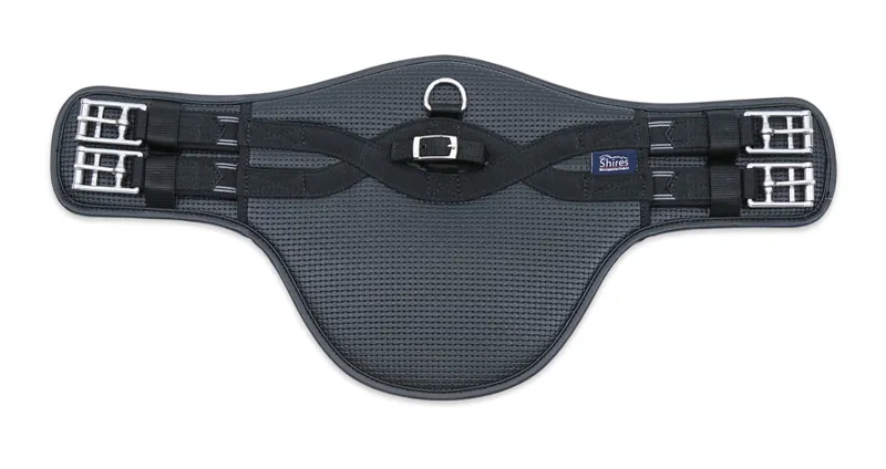 ARMA Anti-Chafe Short Stud Girth - Elastic - Black