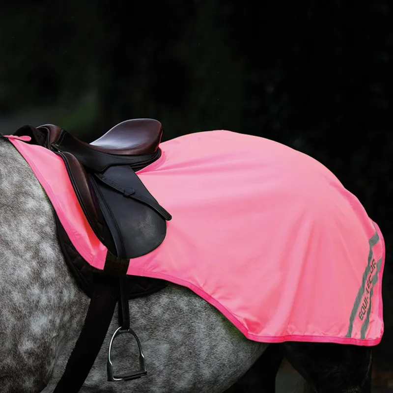 Shires EQUI-FLECTOR Waterproof Exercise Sheet - Pink