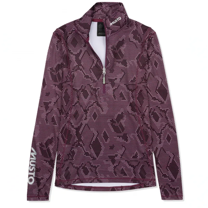 Musto Printed Ladies X Country Top - Damson