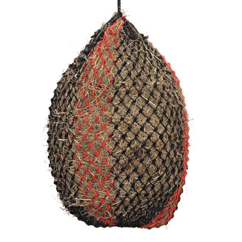 Shires 45 Inch Deluxe Haylage Net - Black/Red