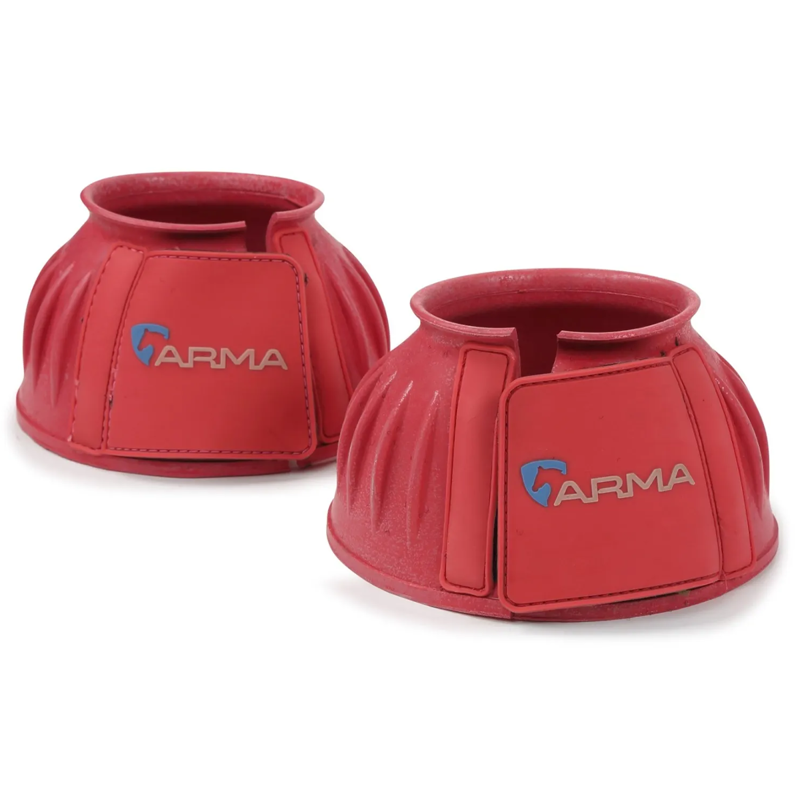 Shires ARMA Touch Close Over Reach Boots - Red