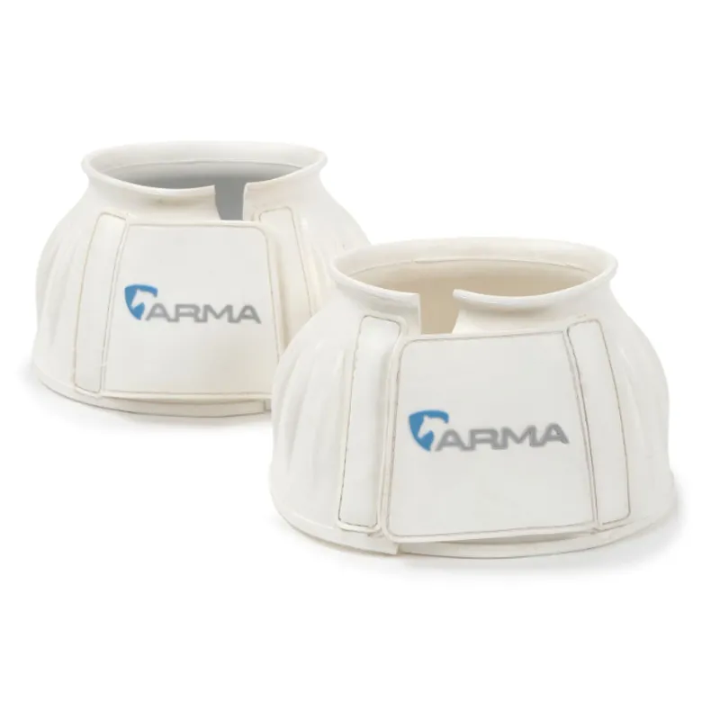 Shires ARMA Touch Close Over Reach Boots - White